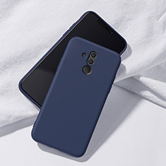 Silikon Hülle Handyhülle Ultra Dünn Schutzhülle Tasche S04 für Huawei Mate 20 Lite Blau