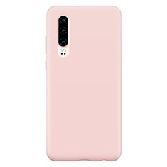 Silikon Hülle Handyhülle Ultra Dünn Schutzhülle Tasche S04 für Huawei P30 Rosa