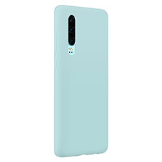 Silikon Hülle Handyhülle Ultra Dünn Schutzhülle Tasche S05 für Huawei P30 Hellblau