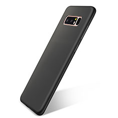 Silikon Hülle Handyhülle Ultra Dünn Schutzhülle Tasche S05 für Samsung Galaxy Note 8 Duos N950F Schwarz