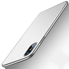 Silikon Hülle Handyhülle Ultra Dünn Schutzhülle Tasche S18 für Apple iPhone X Silber