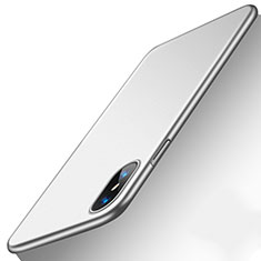 Silikon Hülle Handyhülle Ultra Dünn Schutzhülle Tasche S18 für Apple iPhone Xs Max Silber