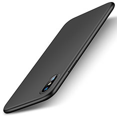 Silikon Hülle Handyhülle Ultra Dünn Schutzhülle Tasche S18 für Apple iPhone Xs Schwarz