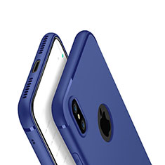Silikon Hülle Handyhülle Ultra Dünn Schutzhülle Tasche V01 für Apple iPhone Xs Blau
