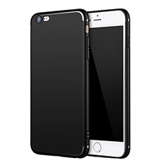 Silikon Hülle Handyhülle Ultra Dünn Schutzhülle U11 für Apple iPhone 6S Schwarz