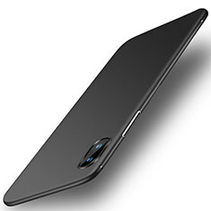 Silikon Hülle Handyhülle Ultra Dünn Schutzhülle V02 für Apple iPhone X Schwarz