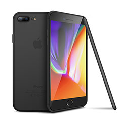 Silikon Hülle Handyhülle Ultra Dünn Schutzhülle Z03 für Apple iPhone 8 Plus Schwarz