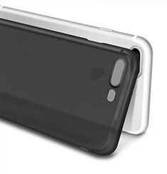 Silikon Hülle Handyhülle Ultra Dünn Schutzhülle Z04 für Apple iPhone 8 Plus Schwarz
