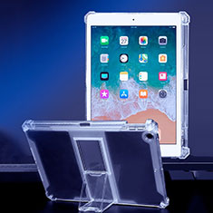 Silikon Hülle Handyhülle Ultradünn Schutzhülle Flexible Tasche Durchsichtig Transparent mit Ständer für Apple iPad Air Klar