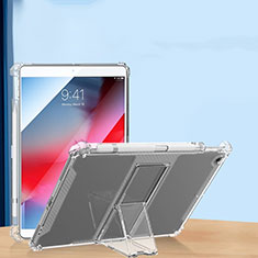 Silikon Hülle Handyhülle Ultradünn Schutzhülle Flexible Tasche Durchsichtig Transparent mit Ständer S01 für Apple iPad Mini 4 Klar