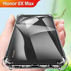 Silikon Hülle Handyhülle Ultradünn Tasche Durchsichtig Transparent A01 für Huawei Honor 8X Max Klar