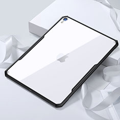 Silikon Hülle Handyhülle Ultradünn Tasche Durchsichtig Transparent für Apple iPad Pro 11 (2018) Schwarz
