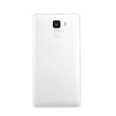 Silikon Hülle Handyhülle Ultradünn Tasche Durchsichtig Transparent für Huawei Honor 7 Dual SIM Weiß