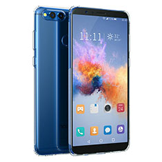 Silikon Hülle Handyhülle Ultradünn Tasche Durchsichtig Transparent für Huawei Honor Play 7X Klar