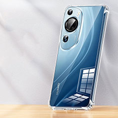 Silikon Hülle Handyhülle Ultradünn Tasche Durchsichtig Transparent für Huawei P60 Art Klar