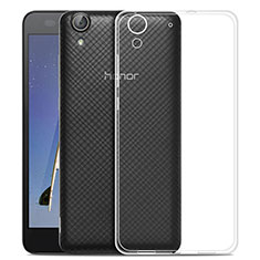 Silikon Hülle Handyhülle Ultradünn Tasche Durchsichtig Transparent für Huawei Y6 II 5 5 Klar