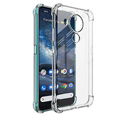 Silikon Hülle Handyhülle Ultradünn Tasche Durchsichtig Transparent für Nokia 5.4 Klar