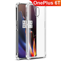 Silikon Hülle Handyhülle Ultradünn Tasche Durchsichtig Transparent für OnePlus 6T Klar