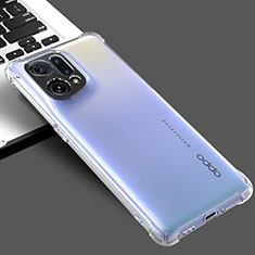Silikon Hülle Handyhülle Ultradünn Tasche Durchsichtig Transparent für Oppo Find X5 5G Klar
