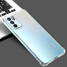 Silikon Hülle Handyhülle Ultradünn Tasche Durchsichtig Transparent für Oppo Reno6 5G Klar