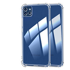 Silikon Hülle Handyhülle Ultradünn Tasche Durchsichtig Transparent für Samsung Galaxy A03 Klar