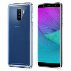 Silikon Hülle Handyhülle Ultradünn Tasche Durchsichtig Transparent für Samsung Galaxy A6 Plus Klar