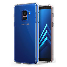 Silikon Hülle Handyhülle Ultradünn Tasche Durchsichtig Transparent für Samsung Galaxy A8+ A8 Plus (2018) Duos A730F Klar