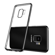 Silikon Hülle Handyhülle Ultradünn Tasche Durchsichtig Transparent für Samsung Galaxy S9 Schwarz