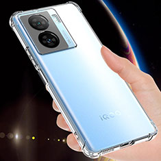 Silikon Hülle Handyhülle Ultradünn Tasche Durchsichtig Transparent für Vivo iQOO Z7 5G Klar