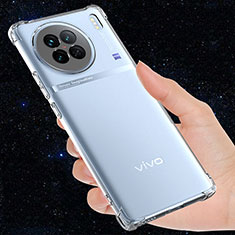 Silikon Hülle Handyhülle Ultradünn Tasche Durchsichtig Transparent für Vivo X90 Pro+ Plus 5G Klar