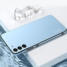 Silikon Hülle Handyhülle und Kunststoff Schutzhülle Hartschalen Tasche für Samsung Galaxy S23 5G Blau