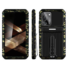 Silikon Hülle Handyhülle und Kunststoff Schutzhülle Hartschalen Tasche mit Ständer für Samsung Galaxy S24 Plus 5G Plusfarbig