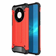 Silikon Hülle Handyhülle und Kunststoff Schutzhülle Hartschalen Tasche U01 für Huawei Mate 40 Pro Rot