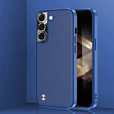 Silikon Hülle Handyhülle und Kunststoff Schutzhülle Hartschalen Tasche U01 für Samsung Galaxy S24 5G Blau