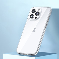 Silikon Hülle Handyhülle und Kunststoff Schutzhülle Hartschalen Tasche U05 für Apple iPhone 13 Pro Max Klar