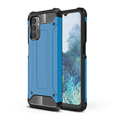 Silikon Hülle Handyhülle und Kunststoff Schutzhülle Hartschalen Tasche WL1 für Samsung Galaxy A32 5G Blau