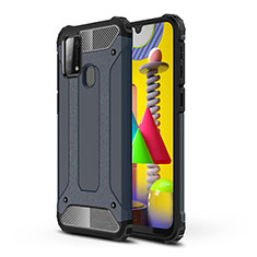 Silikon Hülle Handyhülle und Kunststoff Schutzhülle Hartschalen Tasche WL1 für Samsung Galaxy M31 Prime Edition Königs Blau