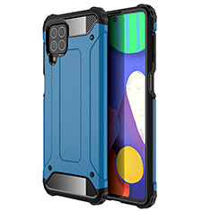 Silikon Hülle Handyhülle und Kunststoff Schutzhülle Hartschalen Tasche WL1 für Samsung Galaxy M62 4G Blau