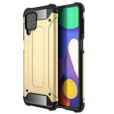 Silikon Hülle Handyhülle und Kunststoff Schutzhülle Hartschalen Tasche WL1 für Samsung Galaxy M62 4G Gold