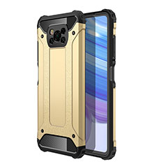 Silikon Hülle Handyhülle und Kunststoff Schutzhülle Hartschalen Tasche WL1 für Xiaomi Poco X3 NFC Gold