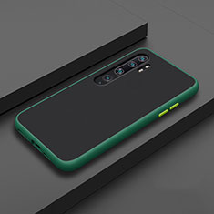 Silikon Hülle Handyhülle und Kunststoff Schutzhülle Tasche D01 für Xiaomi Mi Note 10 Grün