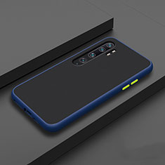 Silikon Hülle Handyhülle und Kunststoff Schutzhülle Tasche D01 für Xiaomi Mi Note 10 Pro Blau