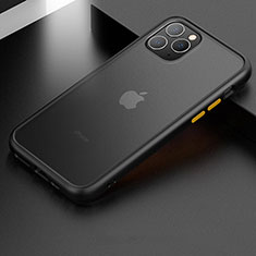 Silikon Hülle Handyhülle und Kunststoff Schutzhülle Tasche für Apple iPhone 11 Pro Max Schwarz