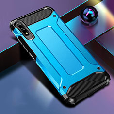 Silikon Hülle Handyhülle und Kunststoff Schutzhülle Tasche für Huawei Honor 9X Hellblau
