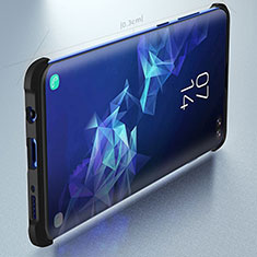 Silikon Hülle Handyhülle und Kunststoff Schutzhülle Tasche für Samsung Galaxy S10 Plus Schwarz