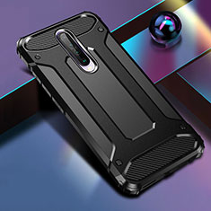 Silikon Hülle Handyhülle und Kunststoff Schutzhülle Tasche für Xiaomi Redmi K30 5G Schwarz