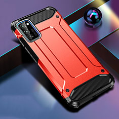 Silikon Hülle Handyhülle und Kunststoff Schutzhülle Tasche R01 für Huawei Honor V30 5G Rot
