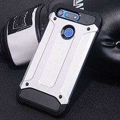 Silikon Hülle Handyhülle und Kunststoff Schutzhülle Tasche R01 für Huawei Honor View 20 Weiß