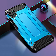 Silikon Hülle Handyhülle und Kunststoff Schutzhülle Tasche R01 für Huawei Nova 6 SE Hellblau