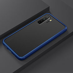 Silikon Hülle Handyhülle und Kunststoff Schutzhülle Tasche R01 für Huawei P40 Lite 5G Blau